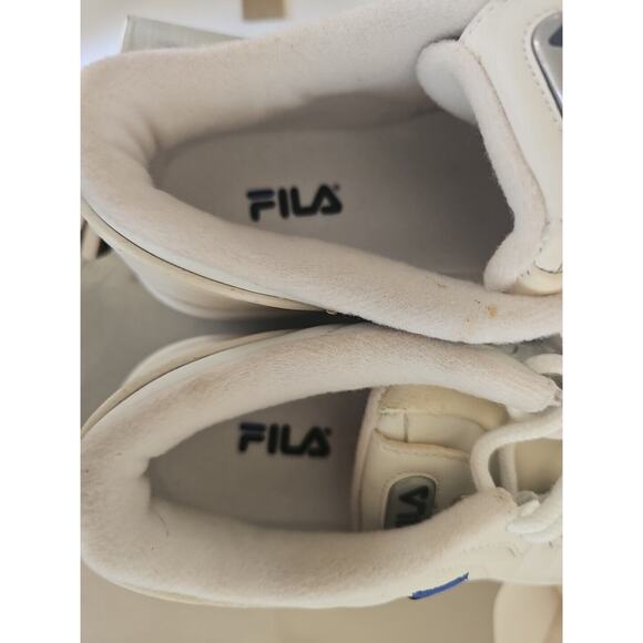 Vtg Fila M'S Disruptor 2002 Embroider White/ Blk/ Royal 7,5 - Picture 8 of 16